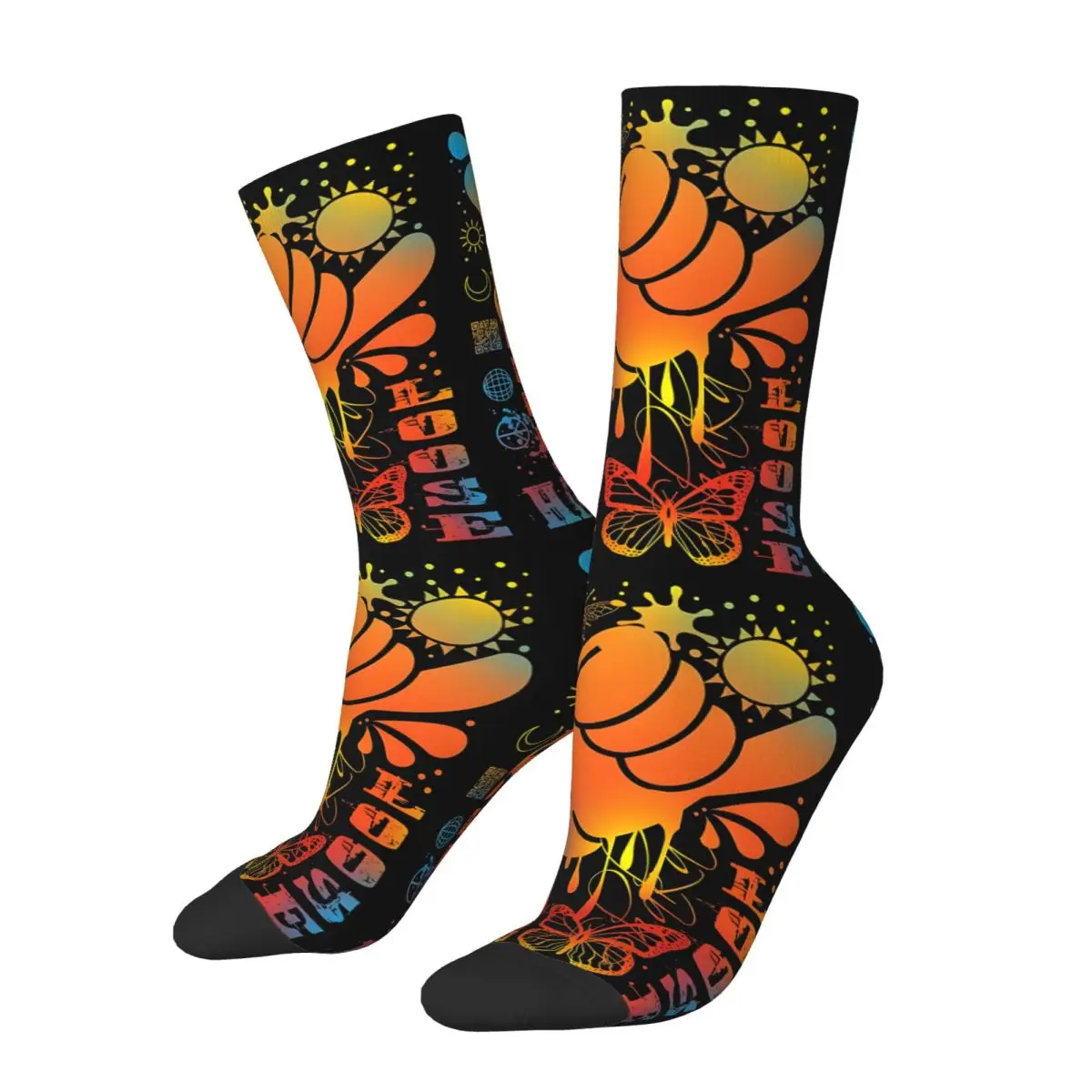 Be Cool Hang Loose (2) Socks Sports 3D Print Boy Girls Mid-calf Sock