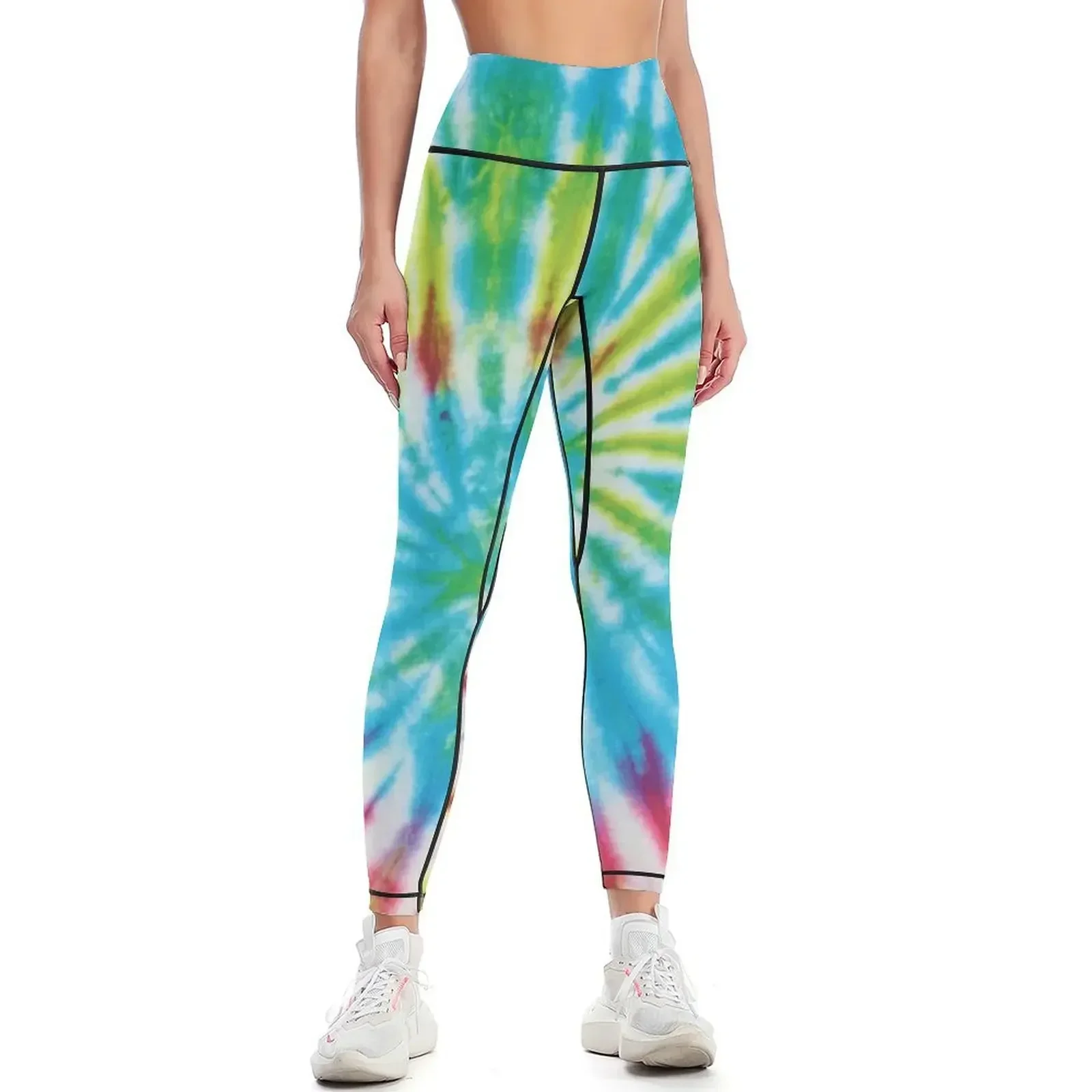 

tie dye shirts Leggings sports woman gym joggers for push up fitness Sports female Womens Leggings