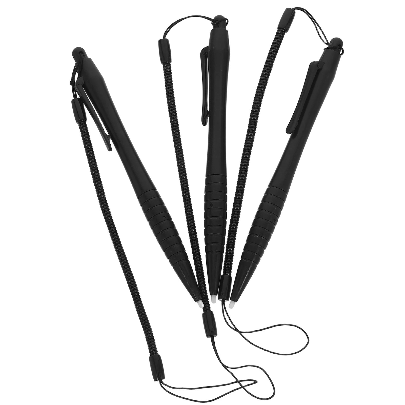

3pcs Resistive Screen Stylus Pens Precision Touch Antiloss Lanyard Mobile Phone Tablet Laptop Scratch Proof Smooth Writing