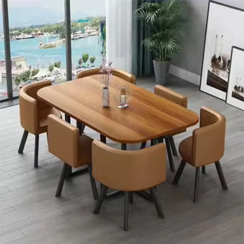 Modern Gold Legs Coffee Tables Onement Wood Outside Free Shipping Apartment Dining Table Center Hotel Esstische Home Furniture