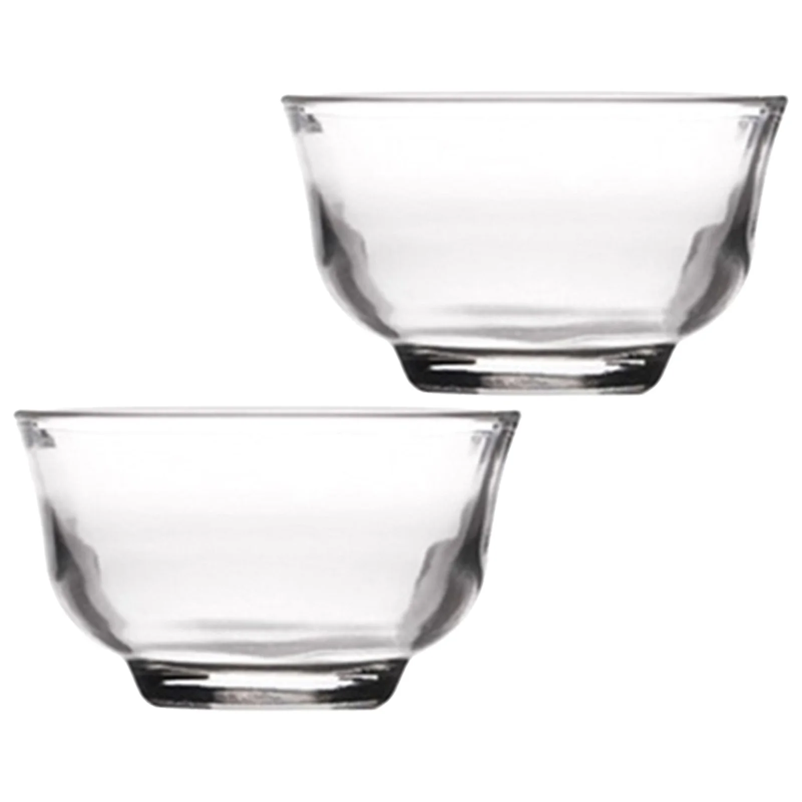 

2Pcs Glass Tea Cups Set High Borosilicate Clear Tea Cups for Home Office Drinkware Elegant Design High Brightness