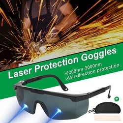 Goggles Laser Safety Glasses 200nm-2000nm OD4+ Laser Protective Eyewear for Laser Marking Machine Eye Protection