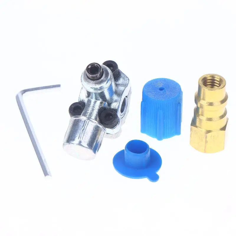 New 1/2 Sets Zinc Alloy Piercing Tap For Refrigerant GPV31 BPV-31 Cap Valve Kit Accessories BPV31 BPV31D With Dust Cap