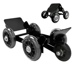 Wheel 4 PCS Portable Wheel Dollies Wheel Foldable Motorcycle Mover Tire Jack With Multi-Bearing Design For Motorcycles Tricycles