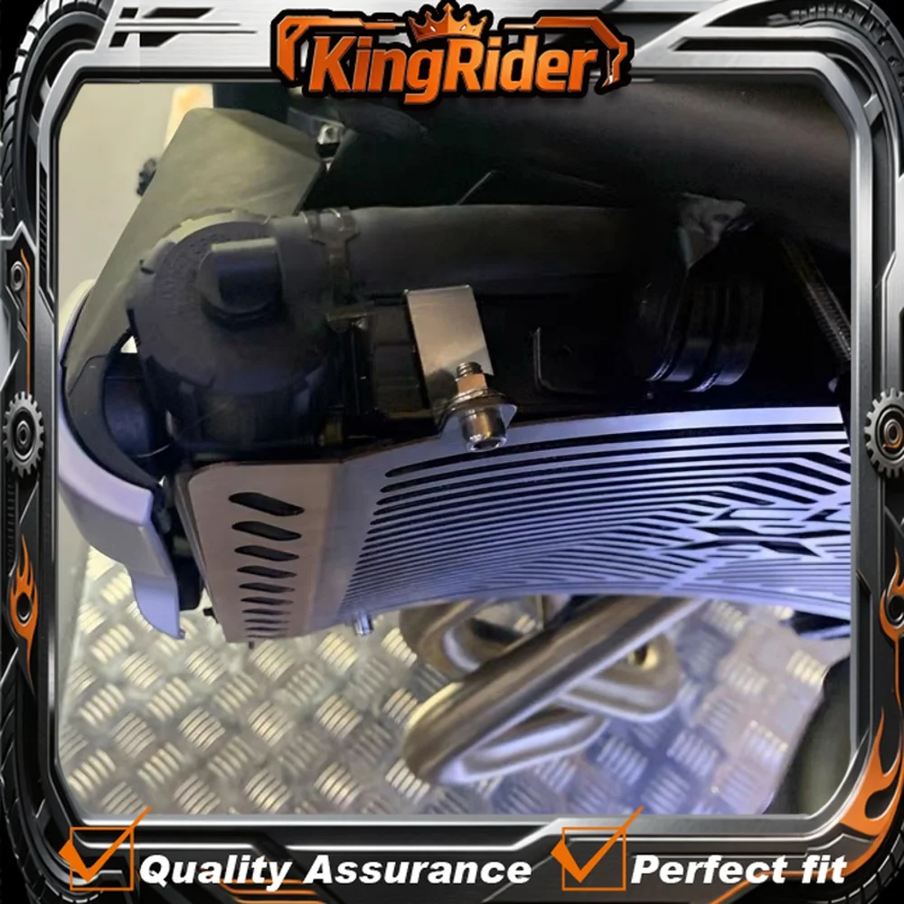 High-grade stainless steel water tank mesh protective cover for retro 700CLX and 700CL-X motorcycles.