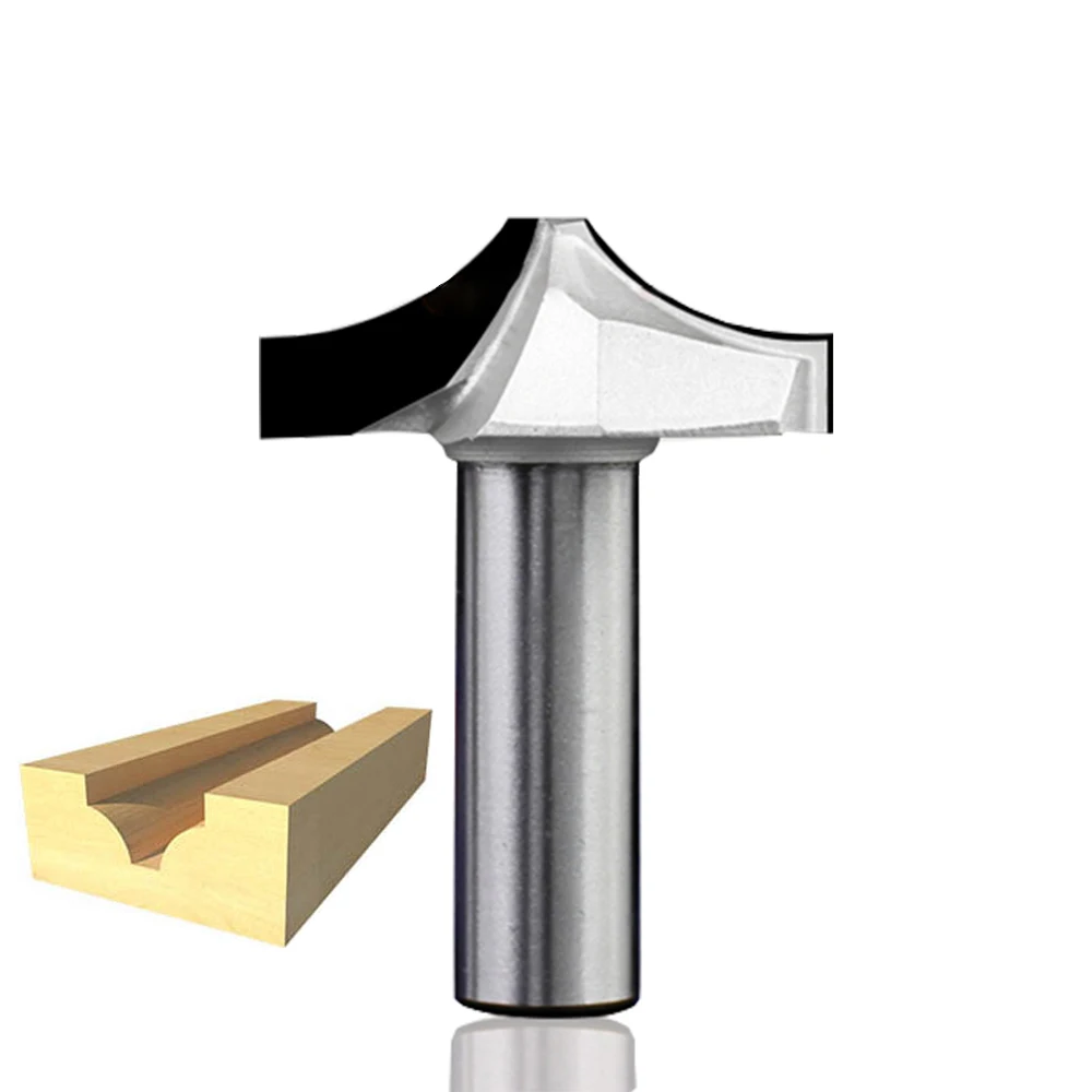 Vsharp PCD Schneiden Runde Über Bit Diamant Cutter Stoßen Schrank Tür Geschnitzte Gravur Fräsen Cutter Longlife für MDF Sperrholz – Detail 5