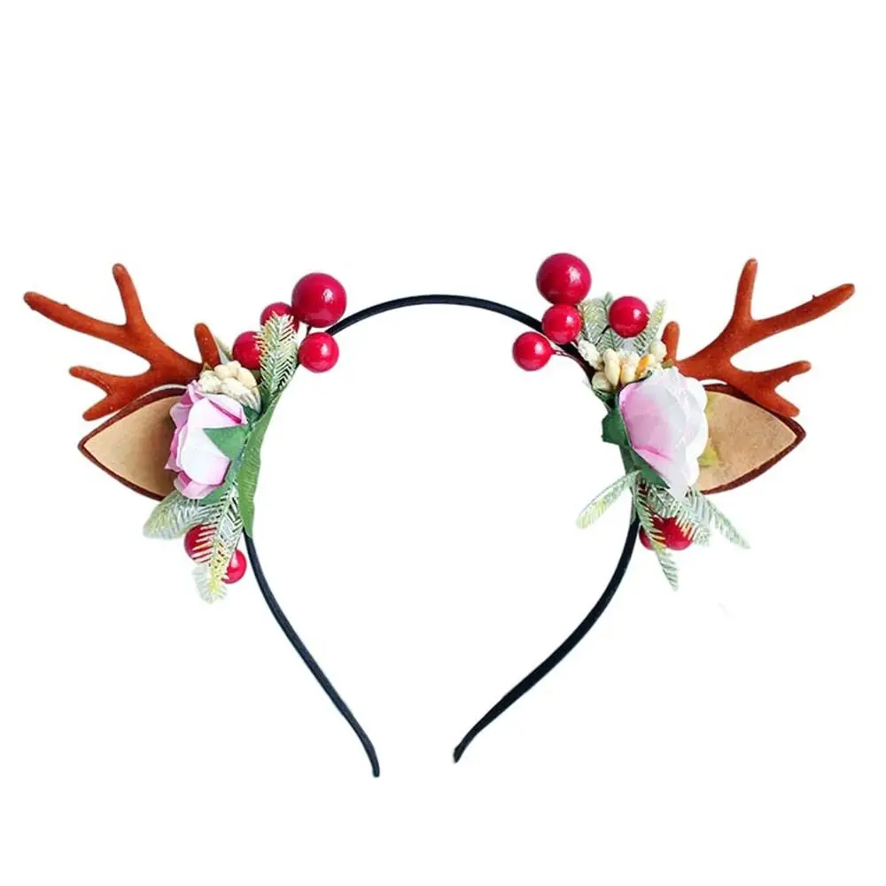 

For Kids Costume For Girl Flower Branch For Female Korean Style Head Hoop Hair Accessories Women Hair Band Antlers Headband