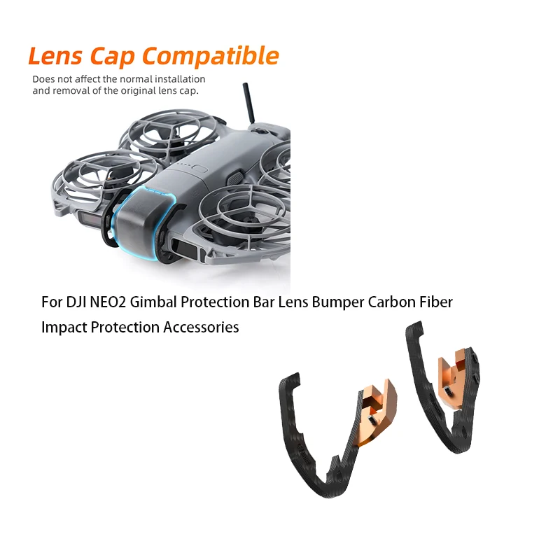 

For DJI NEO2 Gimbal Protection Bar Lens Bumper Carbon Fiber Impact Protection Accessories