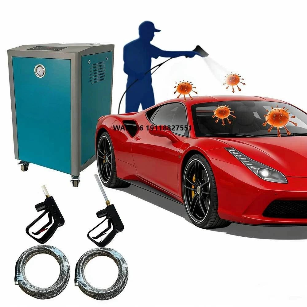 CE Certified Best Cleaning Machine CAR STEAM CLEANER Car Interior Washing Machine Water Saving 20L Water tank