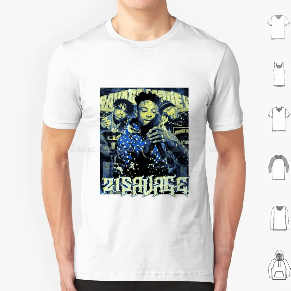 Savage Mode T Shirt Cotton Men Women DIY Print Shéyaa Bin Abraham Joseph Savage 21 Rap Uk Grime Trap Music