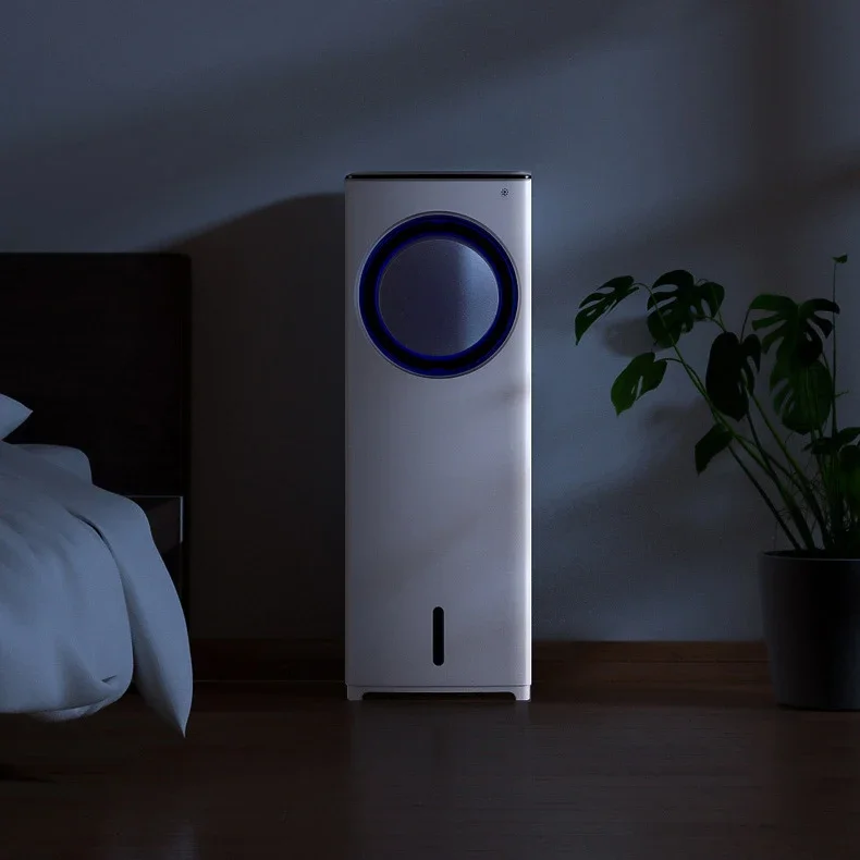 Охлаждающий вентилятор, домашний электрический вентилятор для общежития, одиночный охлаждающий вентилятор, водяной охлаждающий воздушный вентилятор, мобильный маленький воздушный вентилятор