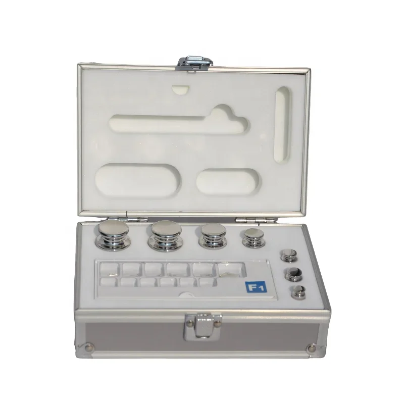 Laboratory Balance Calibration Weights,  Weights Set, E2 Class 1mg-200g with Aluminum Box