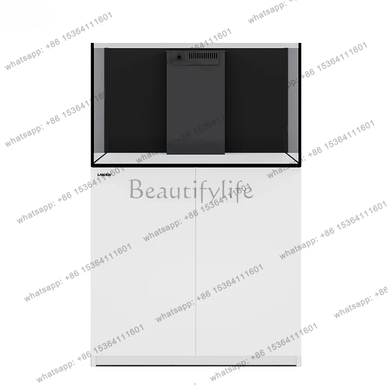 

native stream tank Sanhu cichlid living room full set of ultra-white glass bottom filter fish tank