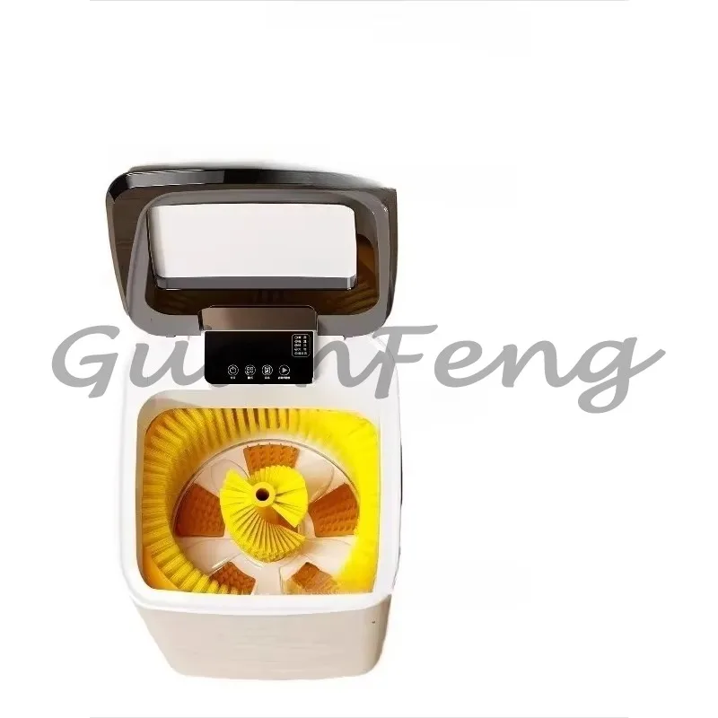 Small Shoe Brushing Machine, Full Wall Brush Elution Integrated Household Shoe & Socks Automatic Washing Machine