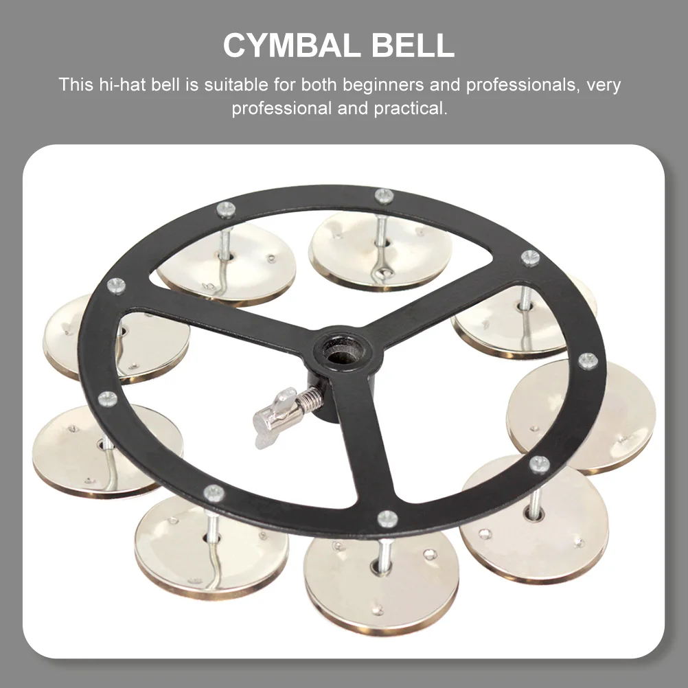 

Copper Hi-hat Ring Portable Cymbal Bell for Drum Sturdy Accessory Accessories Compact