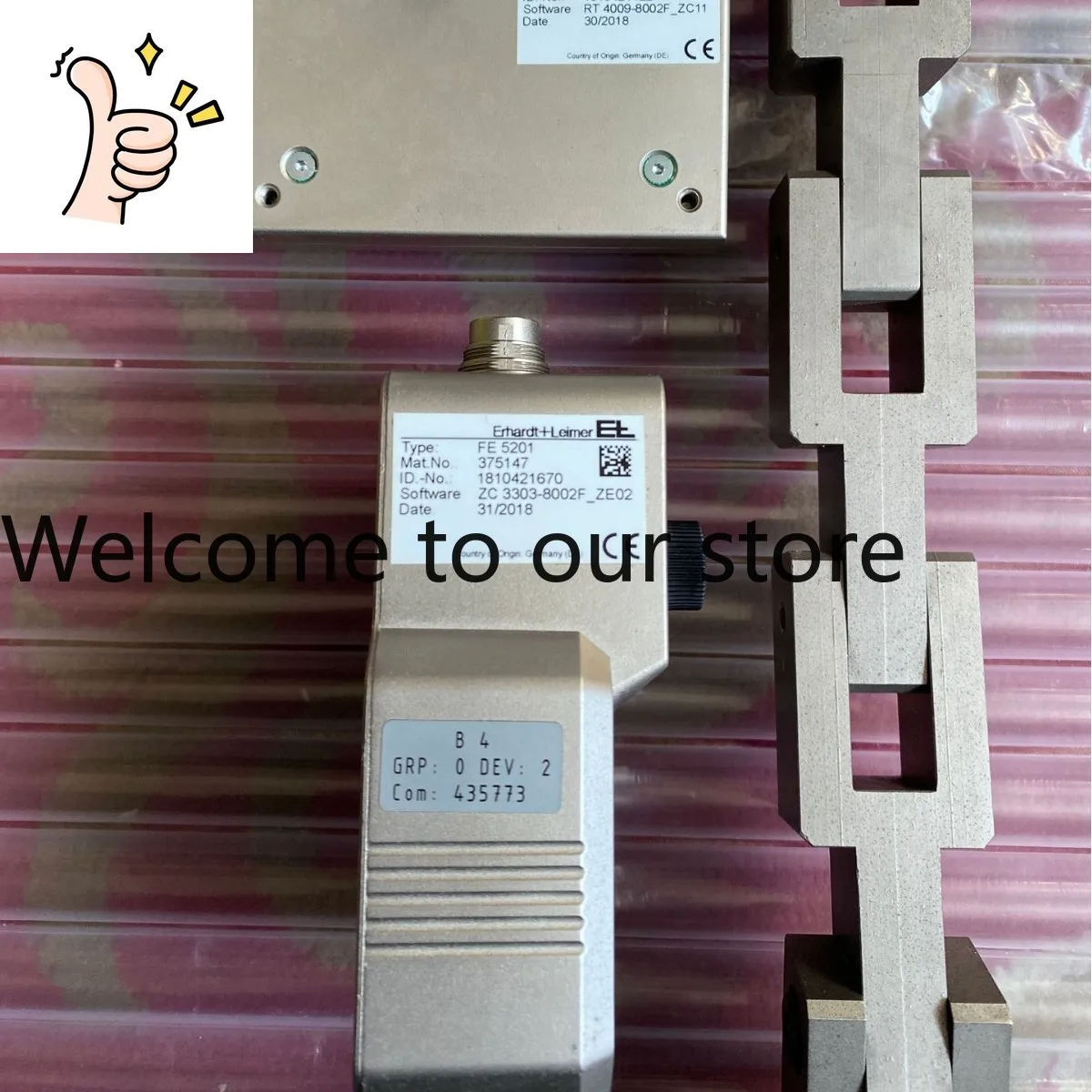 

Новинка 2025 года: Датчик коррекции отклонений Lymer Erhardt + Leimer E + L FE5201, арт. 375147