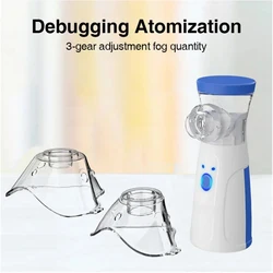 Handheld Silent Mesh Nebulizer Adult Kids Cough Compressor Sprayer Portable Humidifier Home Medical Inhaler Nebulizer