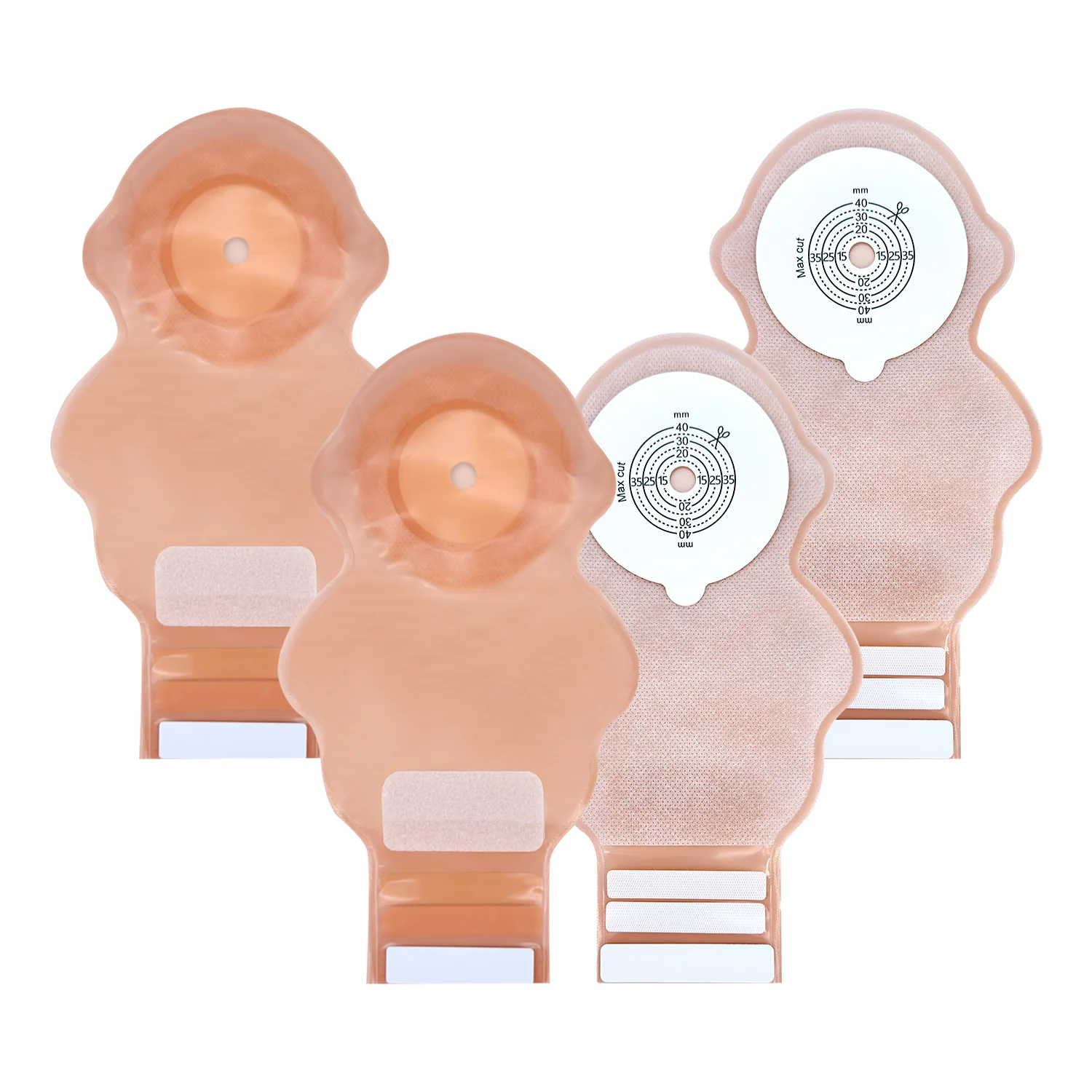 Youluohuo one-piece children's ostomy bag newborn baby trumpet disposable stool bag fistula anal bag 15mm-35mm