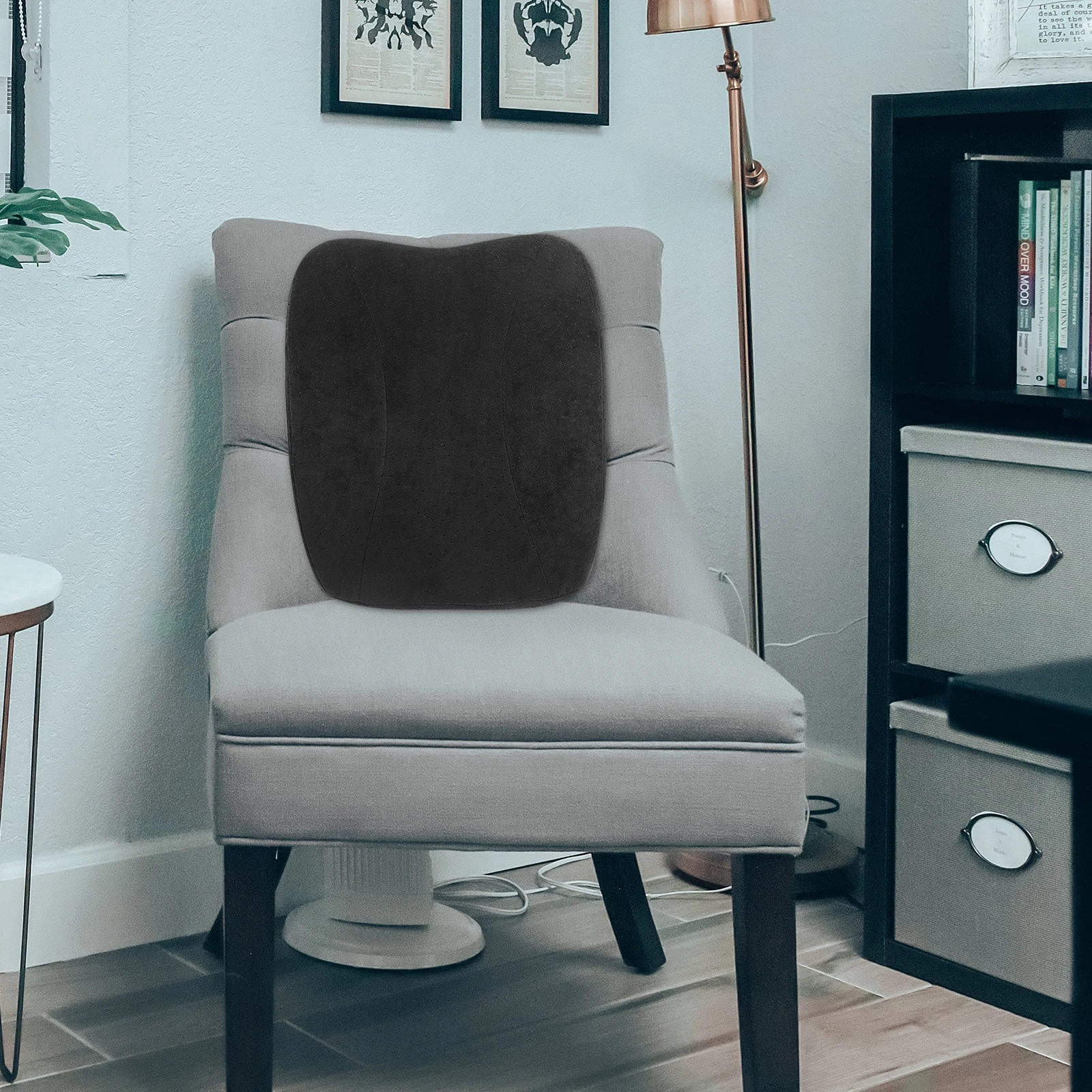 

1Pcs Memory Foam Lumbar Support Pillow Ergonomic Back Cushion for Comfortable Reading Couch Seat Rest Relief Back Pillow