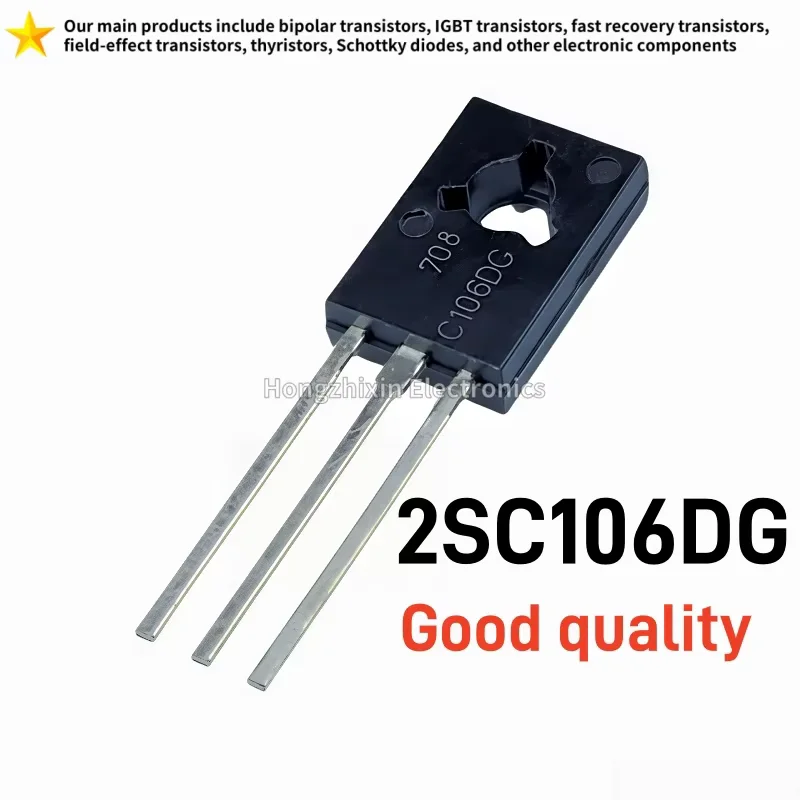 20PCS NEW 2SC106DG C106D C106DG TO-126 4A400V Unidirectional Thyristor
