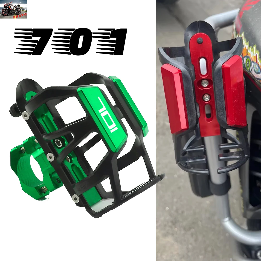 

For Husqvarna 701 Supermoto & Enduro CNC Motorcycle Beverage Water Bottle Drink Cup Holder Bracket Mount Accessories Kettle
