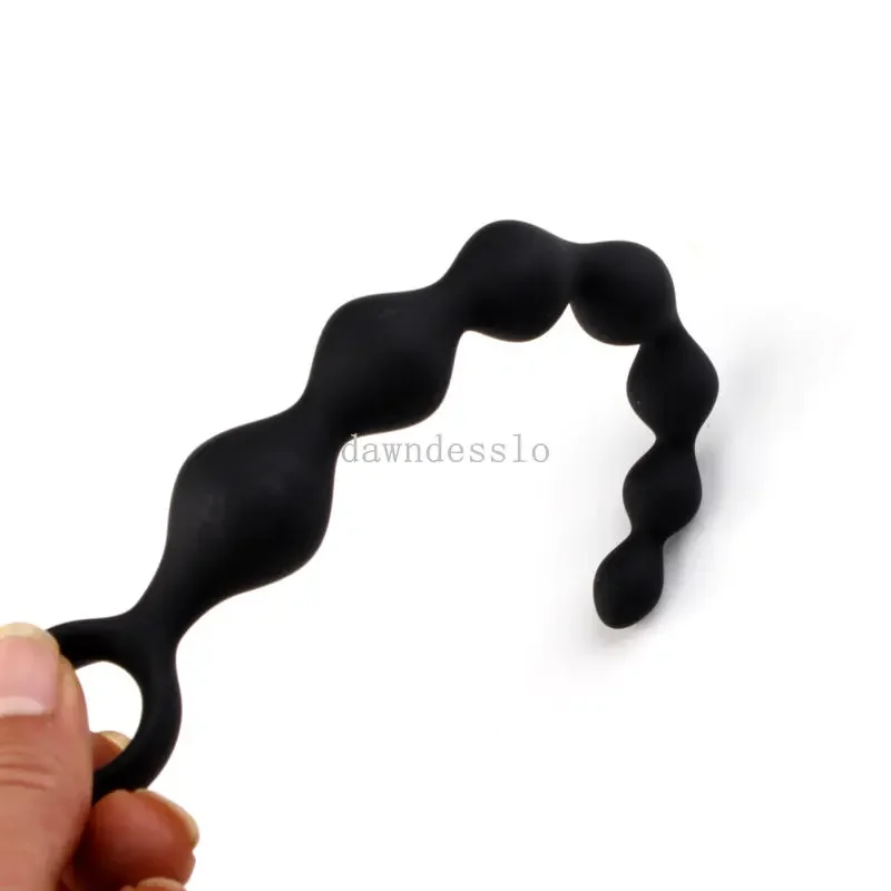 Bolas estimuladoras de próstata para hombres y mujeres adultos, tapón Anal de silicona de 20CM, 18 +, pareja, coqueteo, erótico Gay, Juguetes sexuales SM