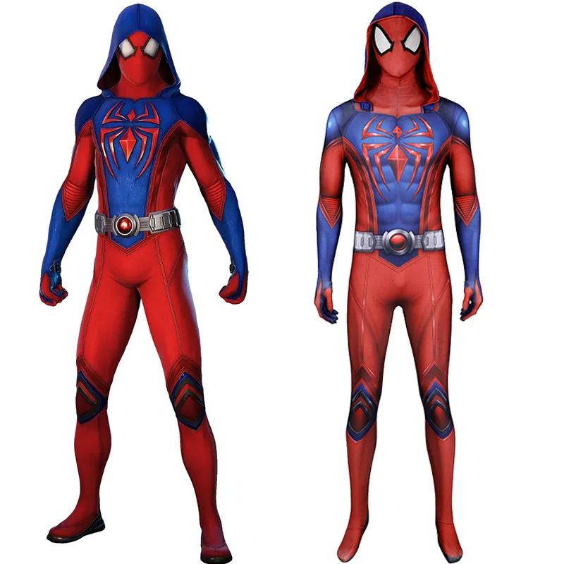 

Marvel SpiderMan2 Cosplay Scarlet Spiderman Costume Superhero 3D Printed Spandex BodySuits Spider Peter Parker Halloween Costume