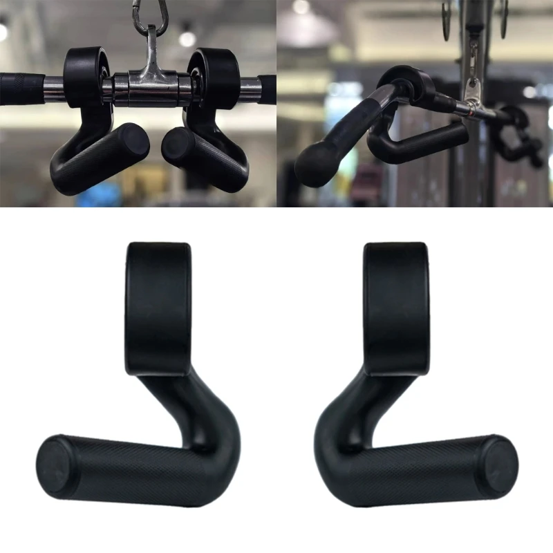 

Multifunctional Pulls Up Resistance Band Handle NonSlip Grip Gyms Handle Attachments Fitness Equipment for Pulls-Up Bar, Barbell