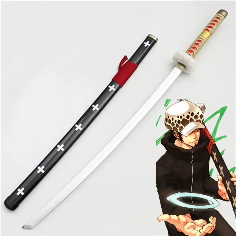 Trafalgar D Water Law Cosplay Espada de Madeira, Arma Ghost Cry, Role Playing Prop Katana, 104cm