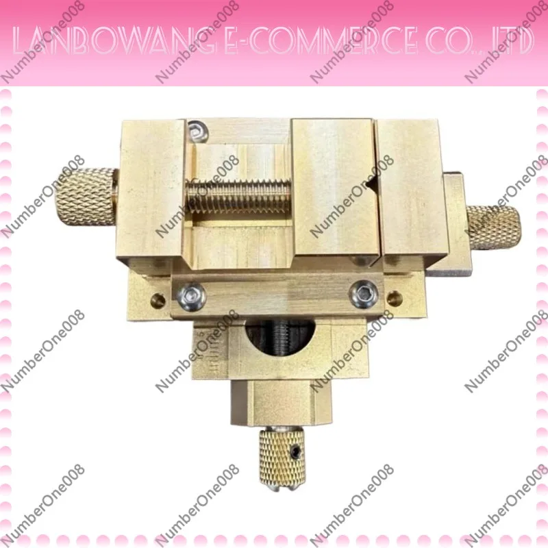 

XY Axis Adjustable Micro Cross Slide Vise - Manual Miniature Stage with Dovetail Guide for Drill Press Milling
