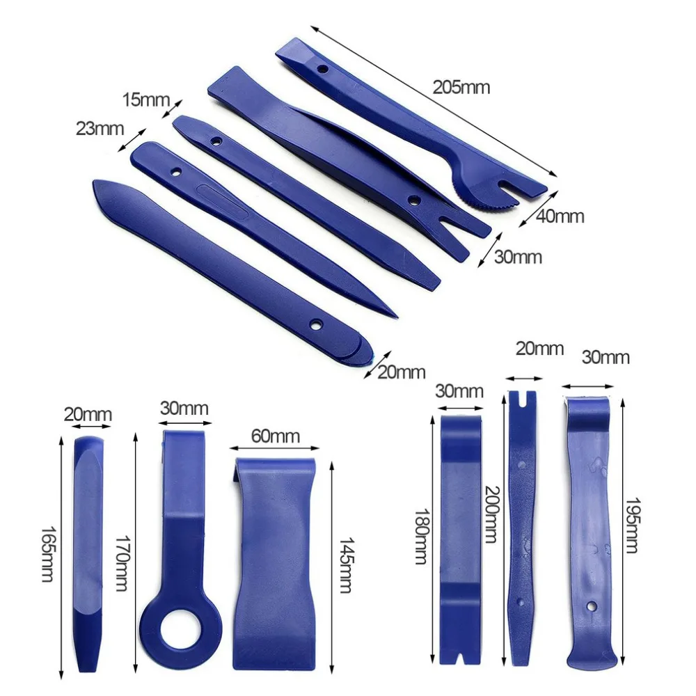 11PCS Car Removal Kits Auto Interior Radio Panel Repair Tool Durable Door Clip Window Trim Removal Install Set Dropshipping