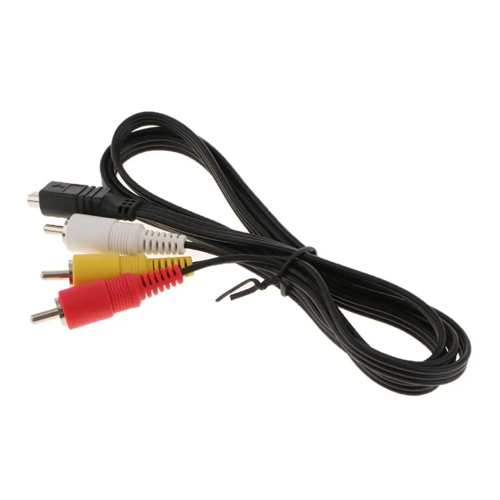 V TV RCA Out Video Cable Cord for DCR-SR82E DCR-/ DCR-SR42 HDR-DCR-DVD301