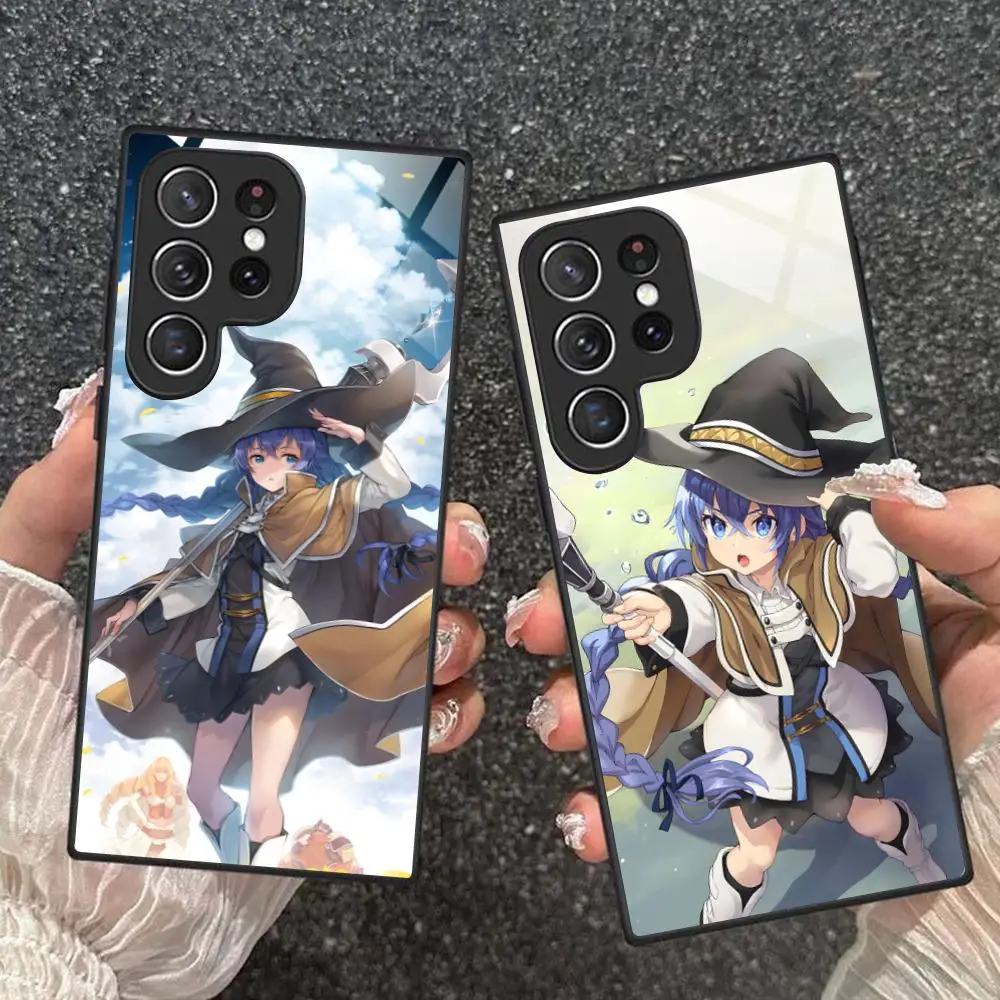 Mushoku Tensei Roxy Phone Case for Samsung Galaxy S26 S25 S24 S23 S22 S21 S20 Note20 Plus FE Ultra Glass Protective Cover