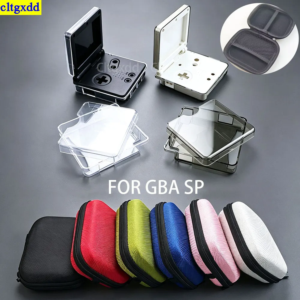 Cltgxdd 1piece is suitable FOR GBA SP console hard travel shockproof protection bag, game bag box storage bag