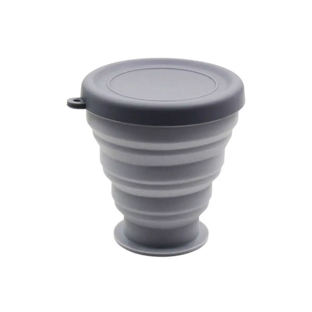 Coffee Handcup Telescopic Collapsible Water Cups with Lid Foldable Foldable Cup Portable Heat Resistant Travel Mug Camping