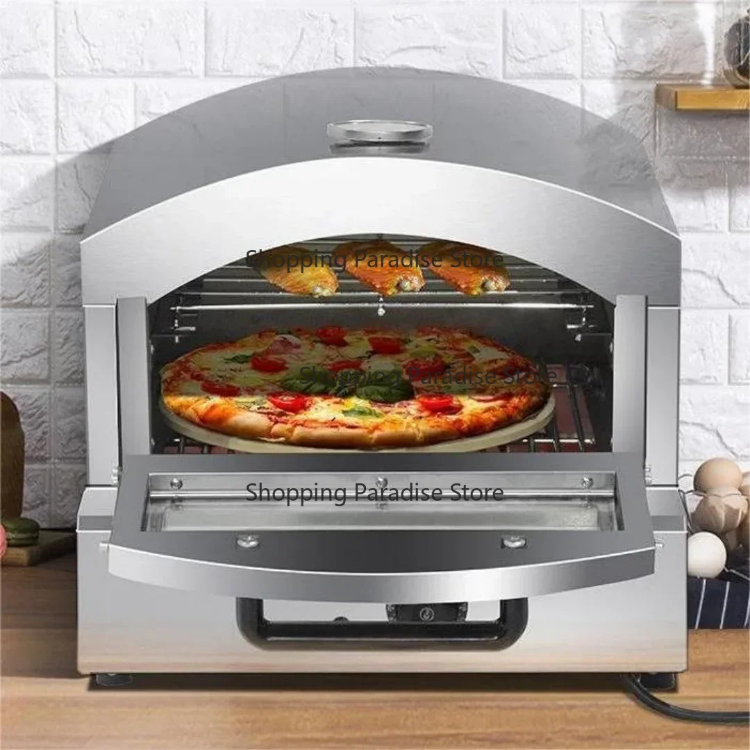 Stainless Steel Indoor Pizza Oven Electric Kitchen Baking BBQ Camping Commercial Dome Oven for Restaurant Toasters