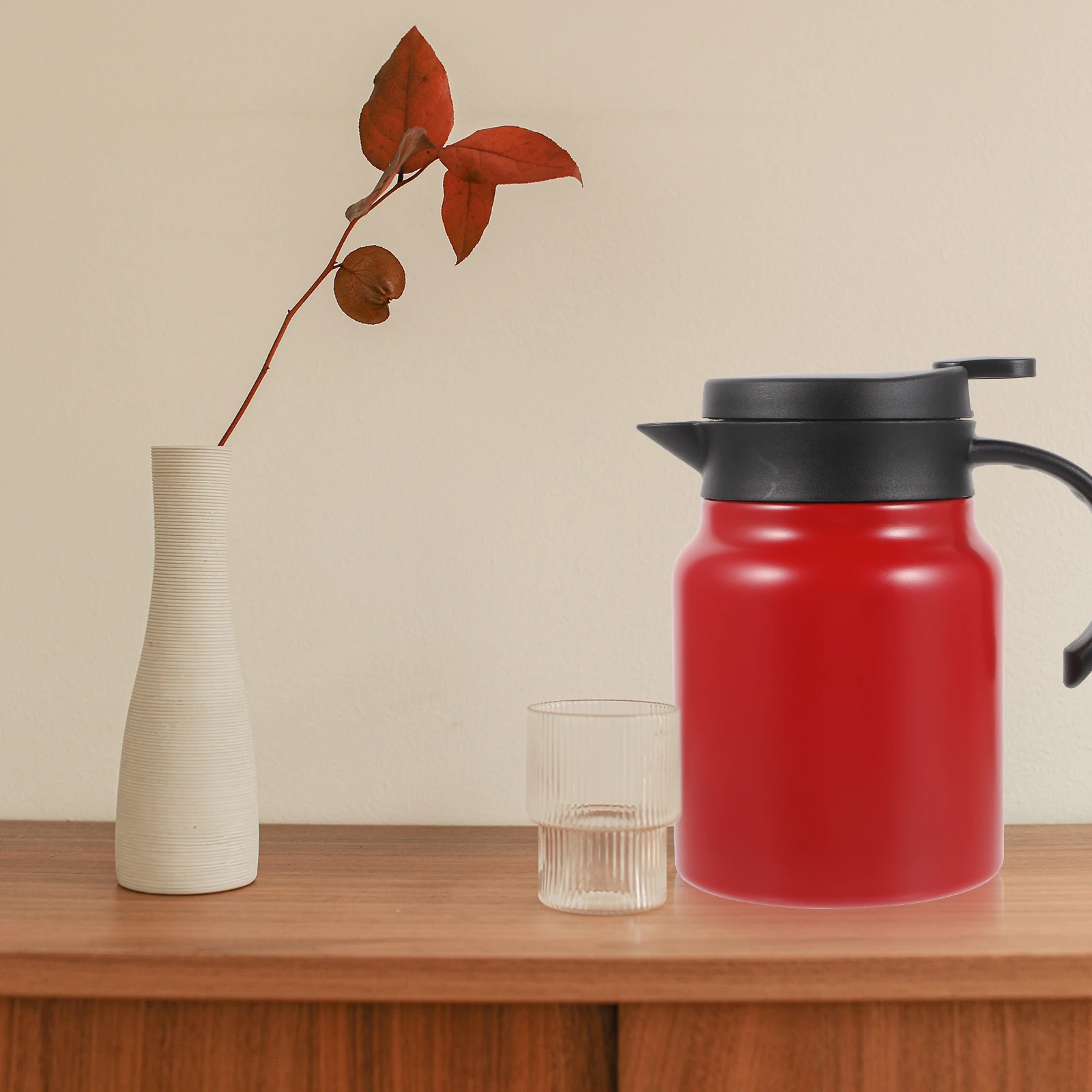 

Thermal Bottle Stainless Steel Insulated Water Vacuum Double Walled Leak Proof Portable Home Office Travel Kitchen Bar Use