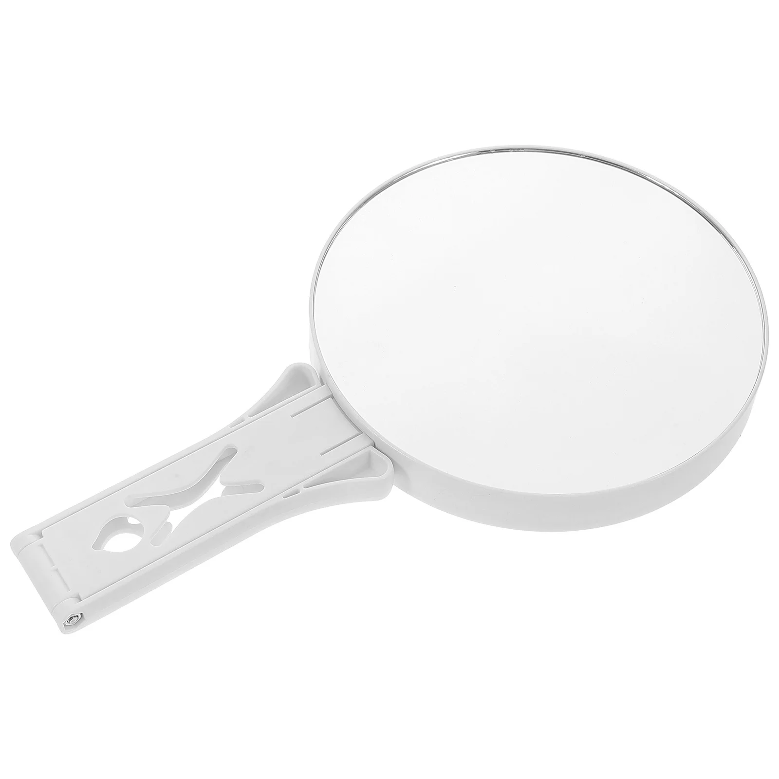 

Double Sided Magnifying Makeup With Foldable Handle High Definition Reflective Surface For Travel Daily Use Portable Handheld