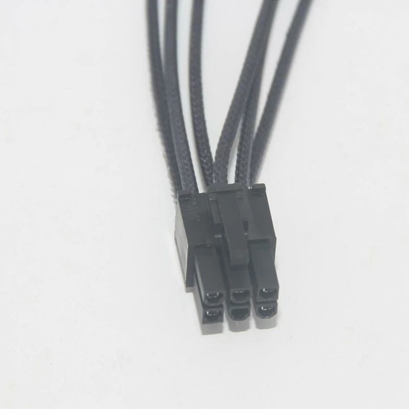 Dual Molex 4-Pin To 6 Pin PCI-E Power Adapter Cables For Video Card