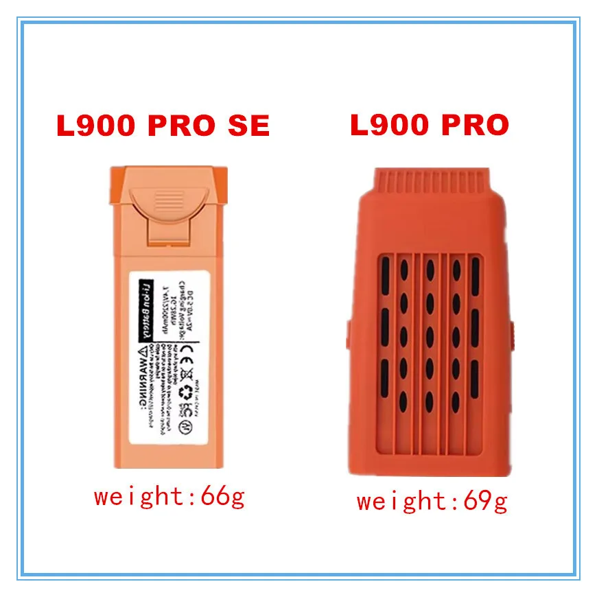 L900 PRO Se Drone Original 7.4V 2200mah Battery For L900 PRO Max Drone Battery Accessories Quadcopter Drone Battery Parts view 2