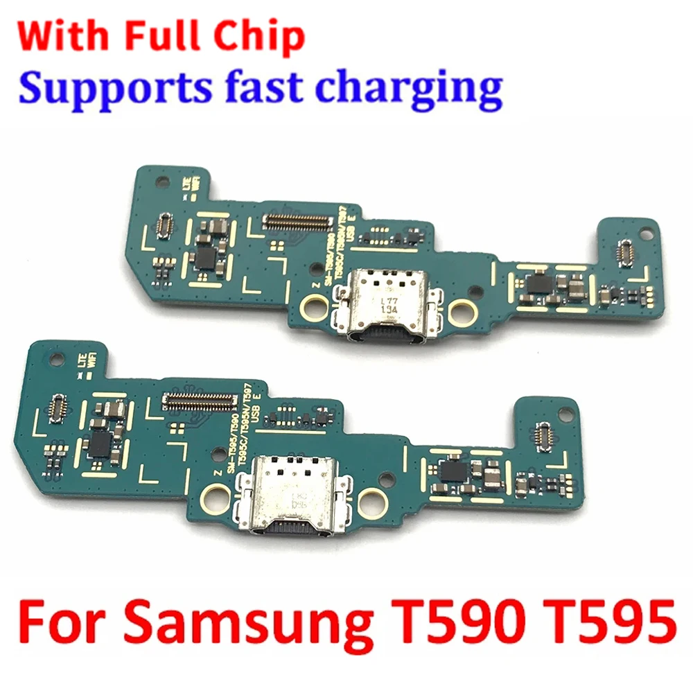 NEW Tested Dock Connector Micro USB Charger Port Socket Board Flex Cable For Samsung Tab A SM-T590 T595 T597 Fast Charging