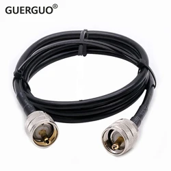 RG58 Antenna Extension Cable UHF PL-259 Male to UHF SO-239 Female  PL259 Pigtail connector for CB Radio Ham Radio FM Transmitter