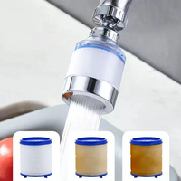 360 Degree Rotating Faucet Filters Bubbler Mount Anti-splash For Household Kitchen Bathroom Faucet Water Clean Filter Purifier