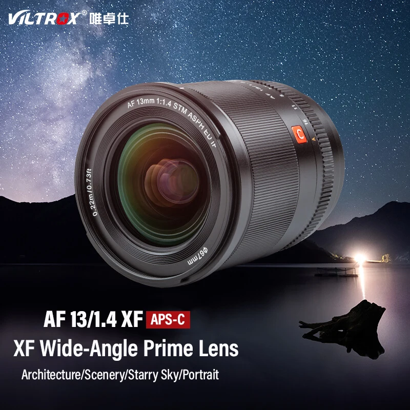 VILTROX 13mm 23mm 33mm 56mm F1.4 Auto Focus Portrait Large Aperture Lens APS-C For Fujifilm Fuji X Mount Camera X-T4 X-T3 X-T30