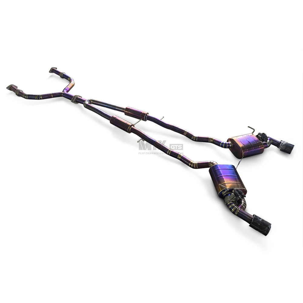 Titanium Catback for Q50S 3.7 2014-2022 Engine New Dual X Pipe Design Valvetronic Muffler Exhaust