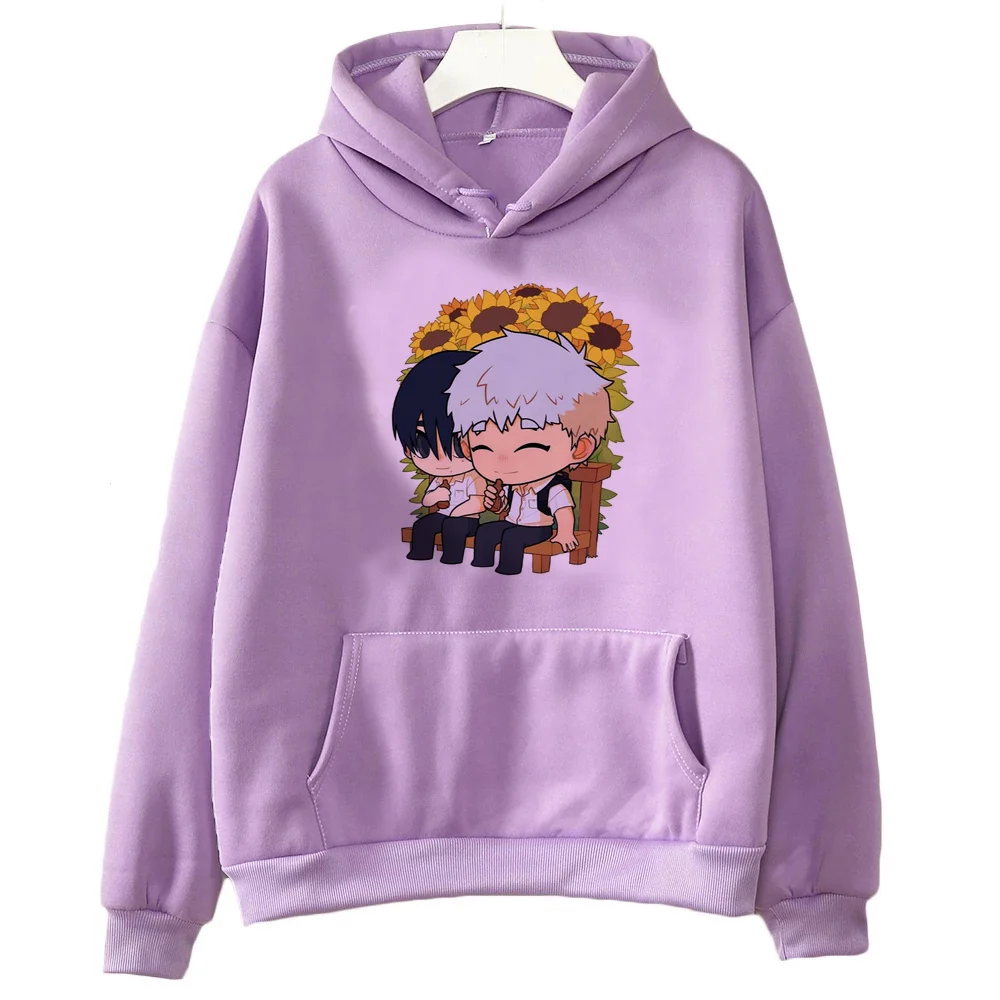 The Summer Hikaru Died Hoodies Kawaii Mode japanischer Anime 2000er Hip-Hop Winter warm Damen mit Taschen – Detail 2