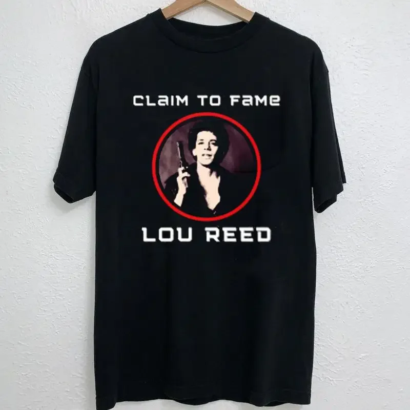 New Lou Reed Singer Black All Size T Shirt
