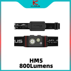 Klarus HM5 800Lumens Lightweight High Output Triple-Light Headlamp
