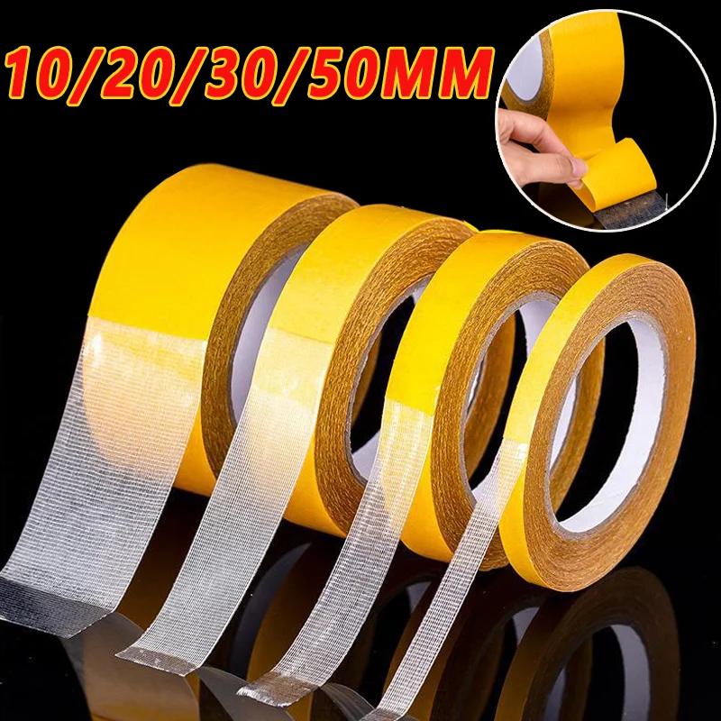 

Super Thin Strong Fixation Double Sided Adhesive Tape Heavy Duty Translucent Mesh Waterproof Traceless Powerful Grid Carpet Tape