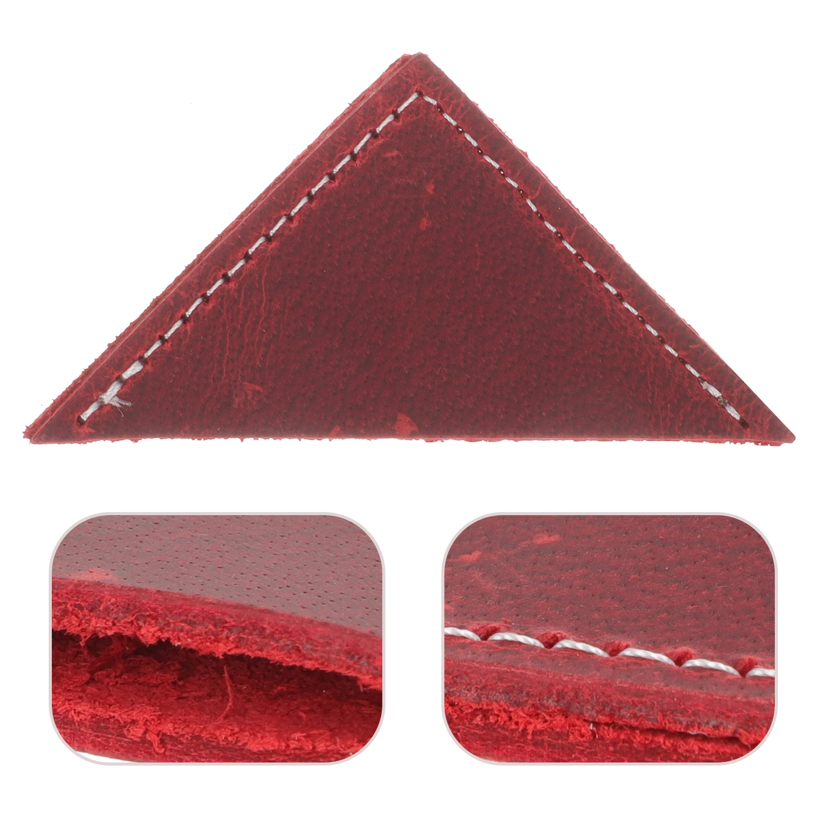 جلد البقر مثلث الإشارات المرجعية صفحة علامات الشريط كتاب صفحة حامل المحمولة بو الزاوية المرجعية خمر نمط طويل